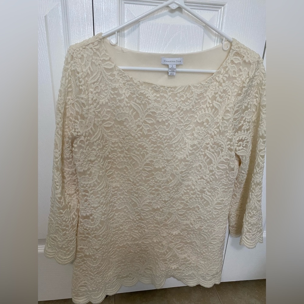 Charter Club lace top